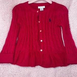 Polo by Ralph Lauren Red Kids Sweater